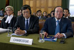 H.E. Mr. Virachai Plasai, Agent of Thailand, at the opening of the public hearings of the International Court of Justice in the case concerning the Request for Interpretation of the Judgment of 15 June 1962 in the Case concerning the Temple of Preah Vihear (Cambodia v. Thailand) (Cambodia v. Thailand), on 30 May 2011.