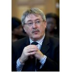 H.E. Mr. Paul Rietjens, Agent of Belgium, during ICJ hearings in the Belgium v. Senegal case, on 12 March 2012.
