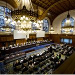 View of the Great Hall of Justice (the Courtroom of the ICJ) at the opening of the public hearings over the Proceedings instituted by Timor-Leste against Australia (Request for the indication of provisional measures filed by Timor-Leste).