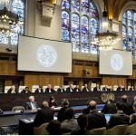 Vue des juges de la Cour internationale de Justice (CIJ)