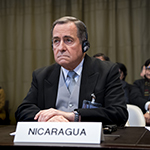 L’agent du Nicaragua, S.Exc. M. Carlos J. Argüello Gómez, le 2 février 2018