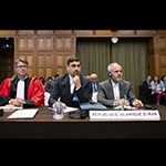 Membres de la délégation de l’Iran, le 3 octobre 2018 (lecture de l’ordonnance de la Cour)