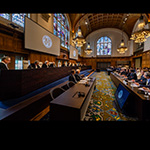 View of the ICJ courtroom on 14 June 2019 (delivery of the Order of the Court)