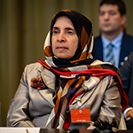 L’agent des Emirats arabes unis, S. Exc. Mme Hissa Abdullah Ahmed Al-Otaiba, le 14 juin 2019 (lecture de l’ordonnance de la Cour)