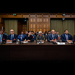 Members of the Delegation of Qatar on 14 June 2019 (delivery of the Order of the Court)