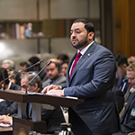L’agent du Qatar, M. Mohammed Abdulaziz Al-Khulaifi, le 3 décembre 2019
