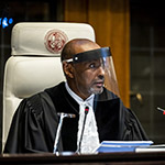Le président de la Cour, S. Exc. M. Abdulqawi Ahmed Yusuf