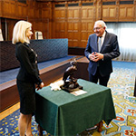 Award of a gift to the International Court of Justice