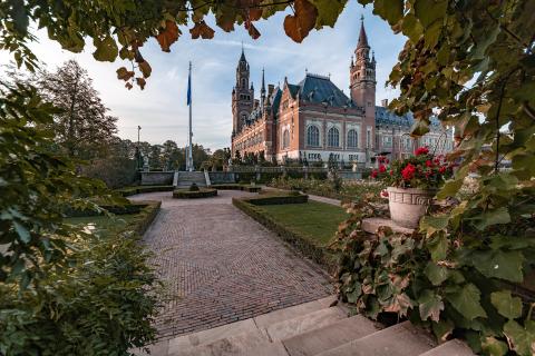 View of the Peace Palace