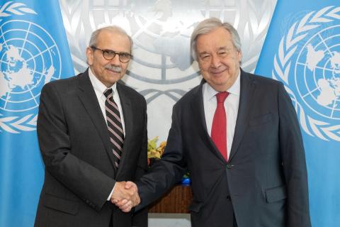 President Nawaf Salam meets Secretary General António Guterres