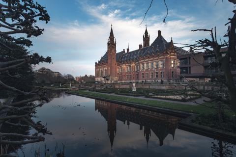 View of the Peace Palace