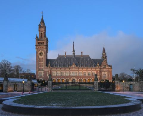 View of the Peace Palace