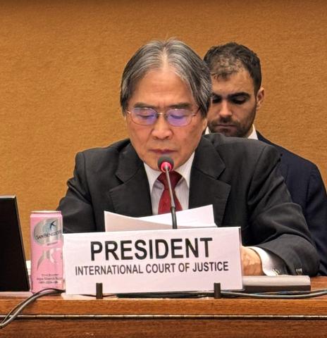 On 8 May 2025, the President of the Court, HE Mr Iwasawa Yuji, addressed the International Law Commission at its 76th session.