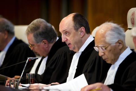 Reading of the Judgment by HE. President Peter Tomka in the case ...