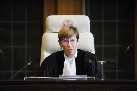 The President of the Court, HE Judge Joan E. Donoghue