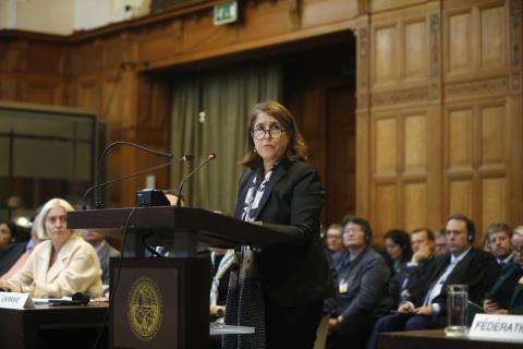 Agent of Portugal, Ms Patrícia Galvão Teles, Director of the Department of Legal Affairs, Ministry of Foreign Affairs of the Portuguese Republic, and member of the International Law Commission