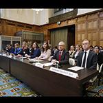 Members of the Delegation of the Applicants at the start of the hearing