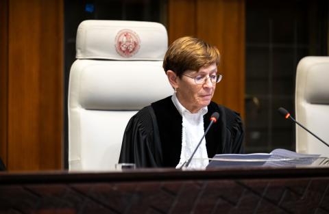 The President of the Court, HE Judge Joan E. Donoghue