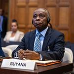 The Agent of Guyana, Hon. Carl B. Greenidge 