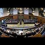 View of the ICJ Court room