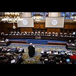 Members of the Court on the second day of hearings