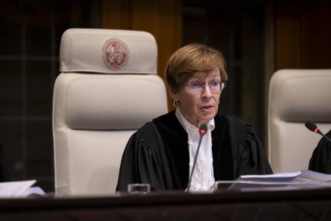The President of the Court, HE Judge Joan E. Donoghue