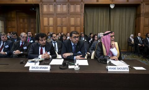 Members of the delegation of Saudi Arabia