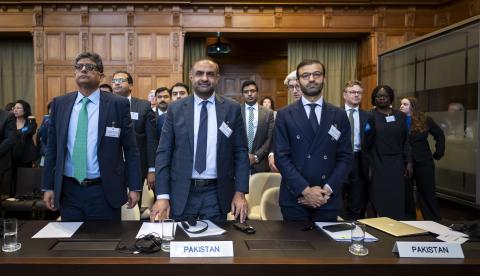 Members of the delegation of Pakistan