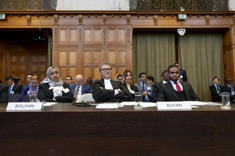 Members of the delegation of Sudan