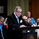 Agent of Nicaragua, HE Mr Carlos Argüello Gómez, at the opening of Nicaragua's first round of oral arguments