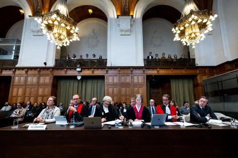 Members of the Delegation of Germany, at the opening of the hearings