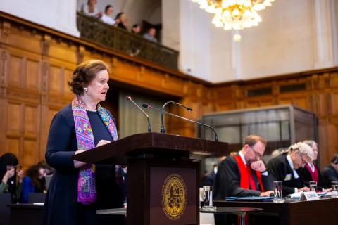 Agent of Germany, Ms Tania von Uslar-Gleichen, on the second day of hearings