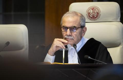 The President of the Court, HE Judge Nawaf Salam 