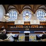 View of the ICJ courtroom