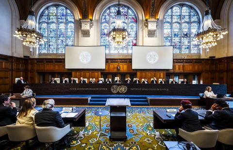 Members of the Court on the start of the hearings