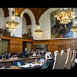 View of the ICJ courtroom on the second day of hearings