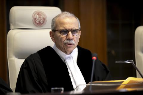 The President of the Court, HE Judge Nawaf Salam 