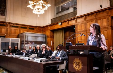 Photograph: UN Photo/ICJ-CIJ/Frank van Beek. Courtesy of the ICJ.