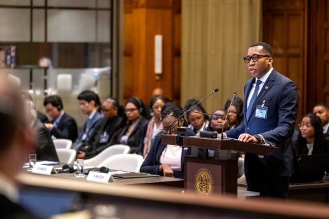 Photograph: UN Photo/ICJ-CIJ/Frank van Beek. Courtesy of the ICJ.