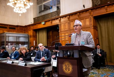 Photograph: UN Photo/ICJ-CIJ/Frank van Beek. Courtesy of the ICJ.