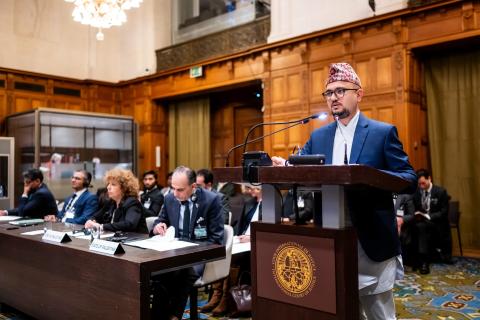 Photograph: UN Photo/ICJ-CIJ/Frank van Beek. Courtesy of the ICJ.