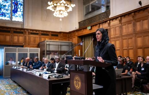 Photograph: UN Photo/ICJ-CIJ/Frank van Beek. Courtesy of the ICJ.