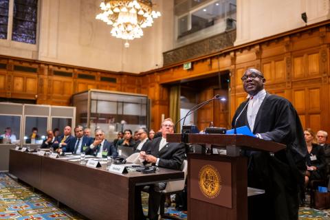 Photograph: UN Photo/ICJ-CIJ/Frank van Beek. Courtesy of the ICJ.