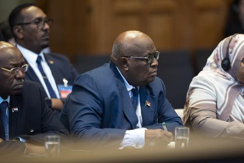 HE Mr Muawia Osman Mohamed Khair, Acting Minister of Justice, Agent of the Republic of the Sudan HE Mr Muawia Osman Mohamed Khair, Acting Minister of Justice, Agent of the Republic of the Sudan