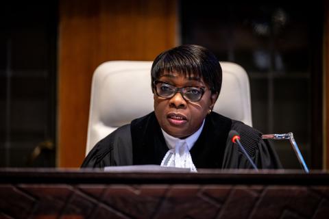 The Vice-President of the Court, HE Judge Julia Sebutinde The Vice-President of the Court, HE Judge Julia Sebutinde