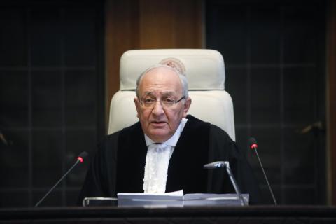 H.E. Judge Kirill Gevorgian, Vice-President of the Court, acting President in the case