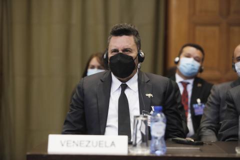 The Agent of Venezuela, H.E. Mr. Samuel Reinaldo Moncada Acosta