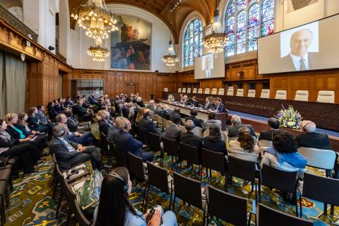 Ceremony in honour of  HE Judge  Cançado Trindade