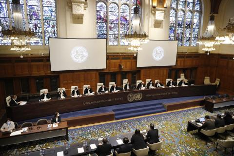 Reading of Order of the Court on provisional measures in the case Armenia v. Azerbaijan