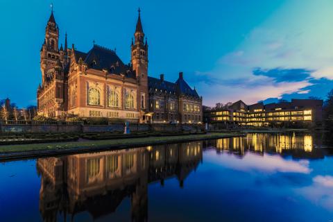 View of the Peace Palace